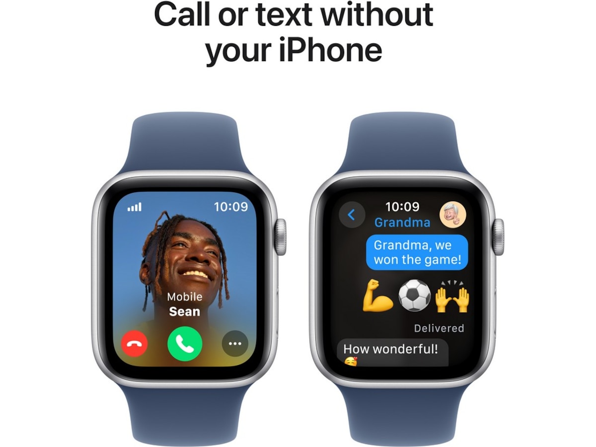 Apple Watch SE 44mm GPS + LTE Aluminium (sølv) Smartklokker