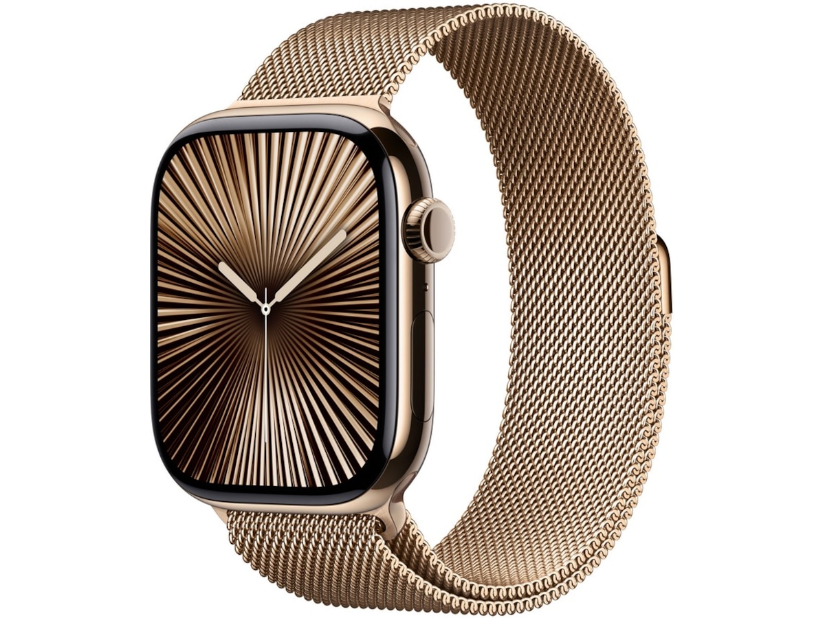 Apple Watch Series 10 46mm GPS + LTE Titan (gull) Smartklokker