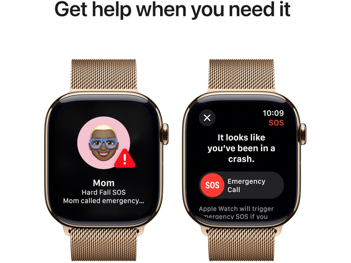 Apple Watch Series 10 46mm GPS + LTE Titan (gull) Smartklokker