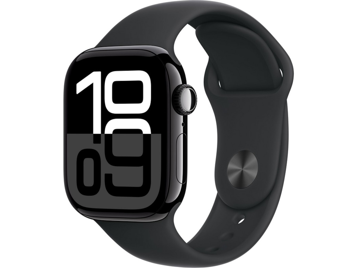 Apple Watch Series 10 GPS 42mm Aluminium (gagatsvart) Smartklokker