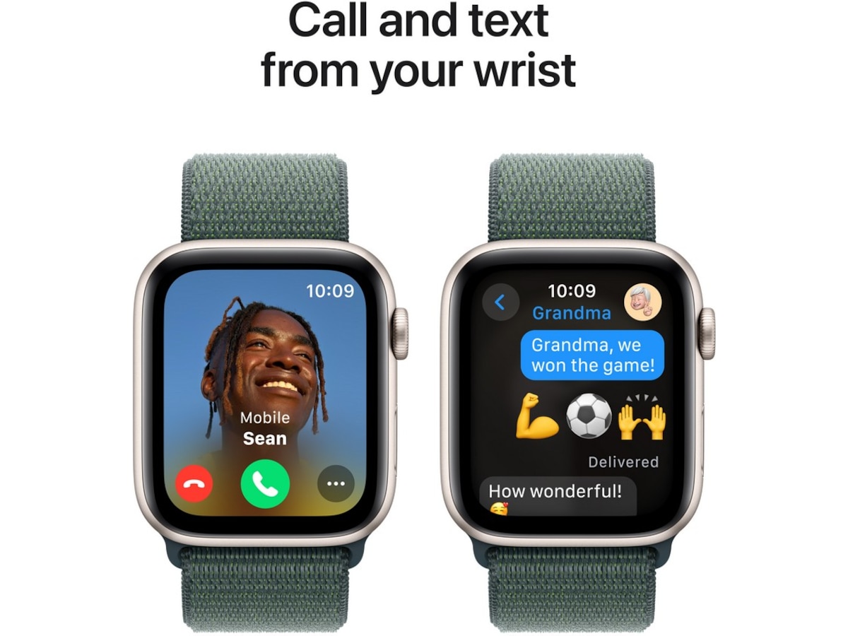 Apple Watch SE 44mm GPS  Aluminium (stjerneskinn) Smartklokker