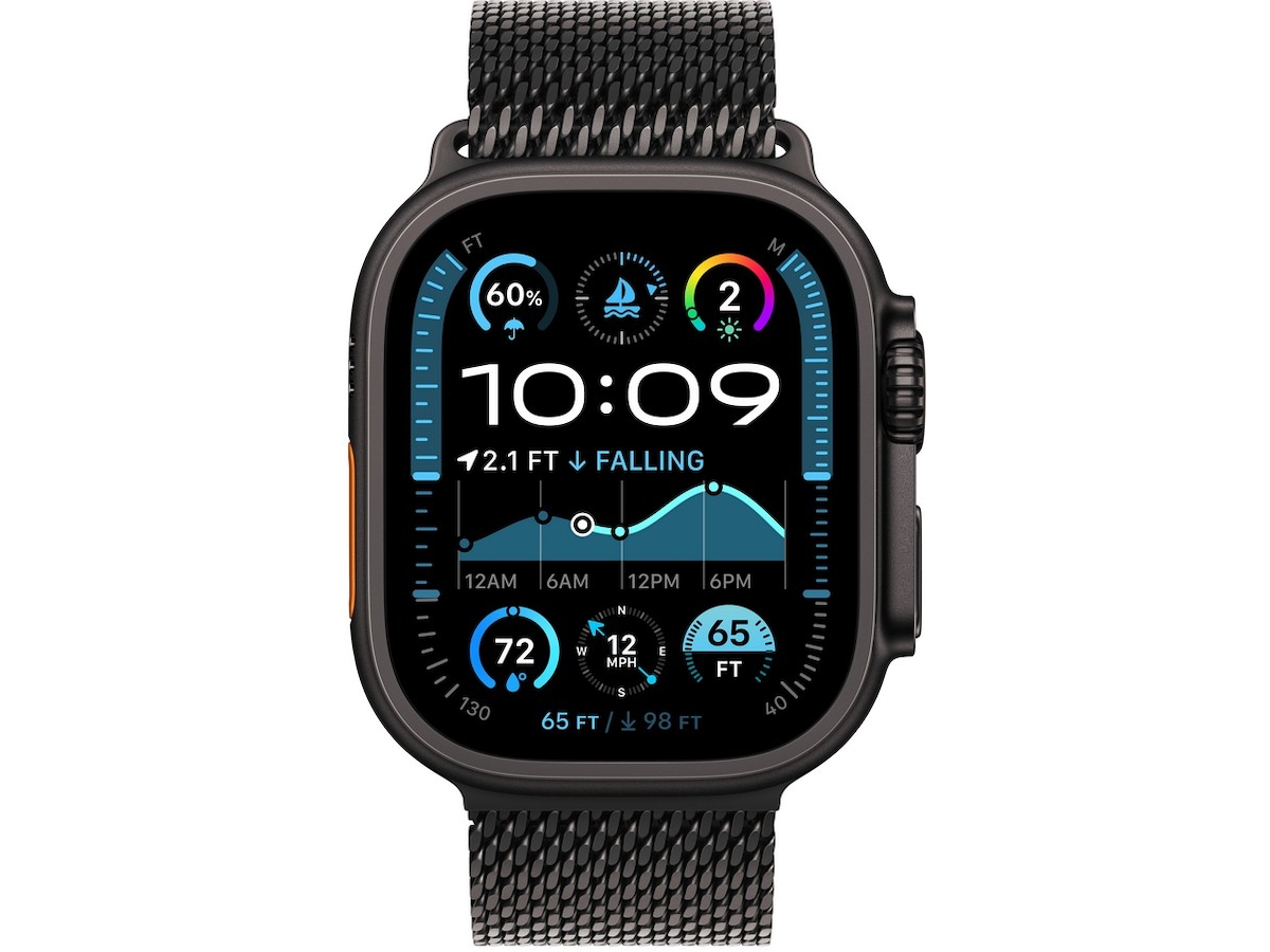 Apple Watch Ultra 2 49mm GPS + LTE Titan (sort) Smartklokker