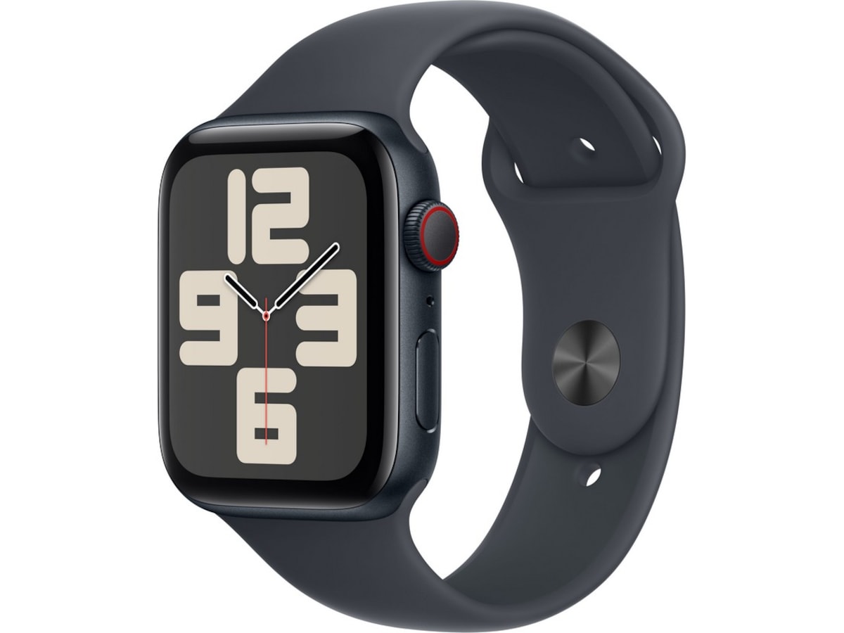 Apple Watch SE 44mm GPS + LTE Aluminium (midnatt) Smartklokker