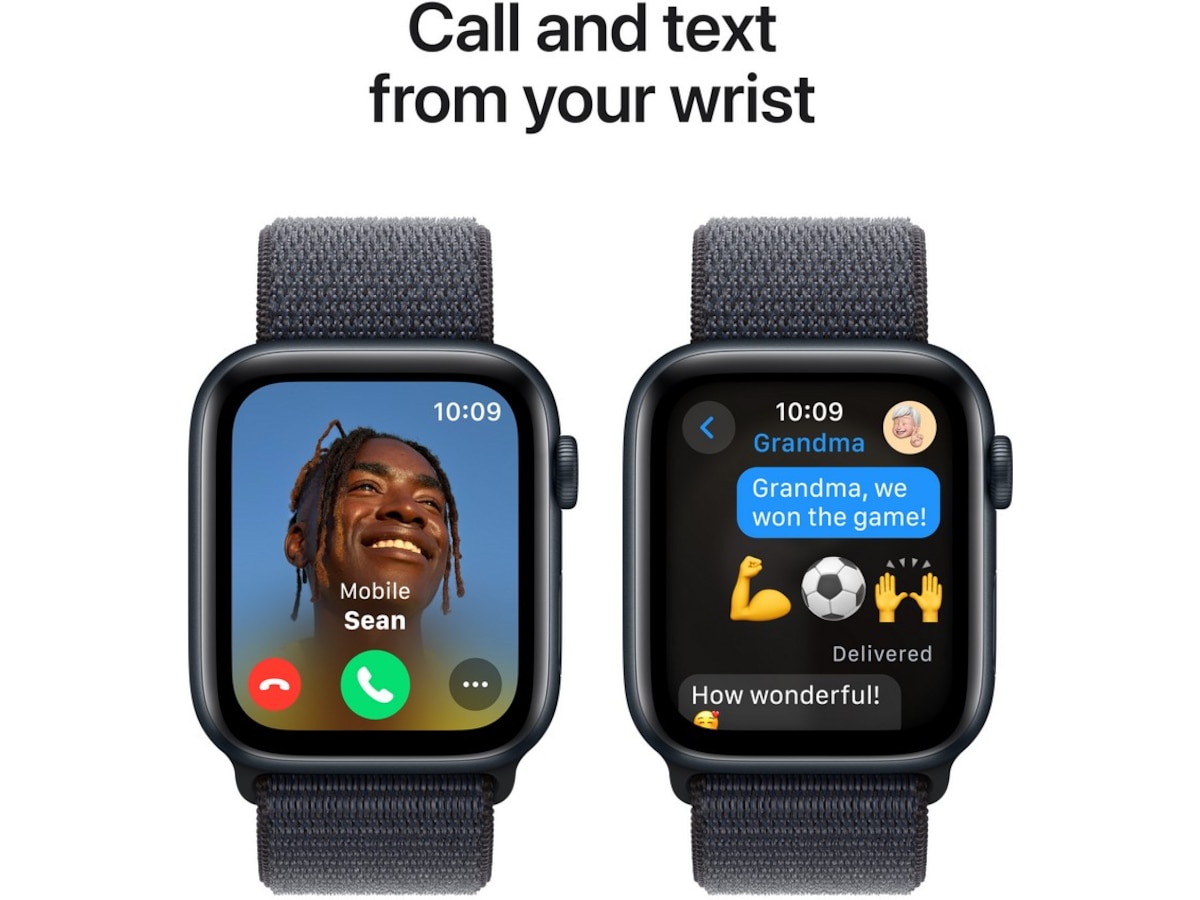 Apple Watch SE 44mm GPS  Aluminium (midnatt) Smartklokker