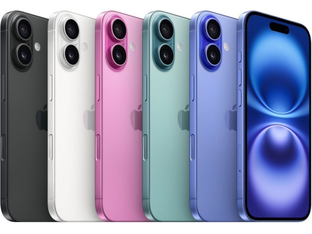 iPhone 16 Plus 128GB  (blågrønn) Mobiltelefoner