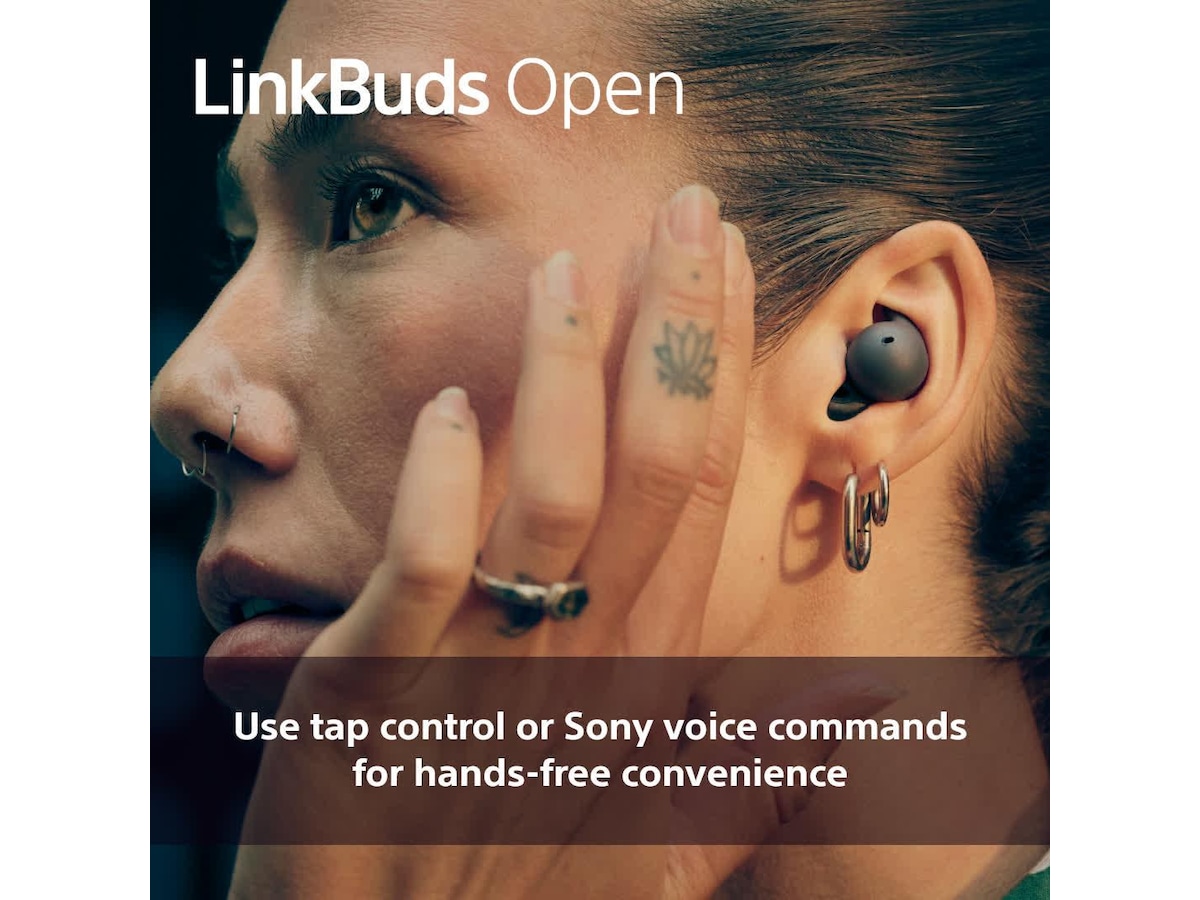 Sony Linkbuds Open True Wireless ørepropper (sort) Ørepropper