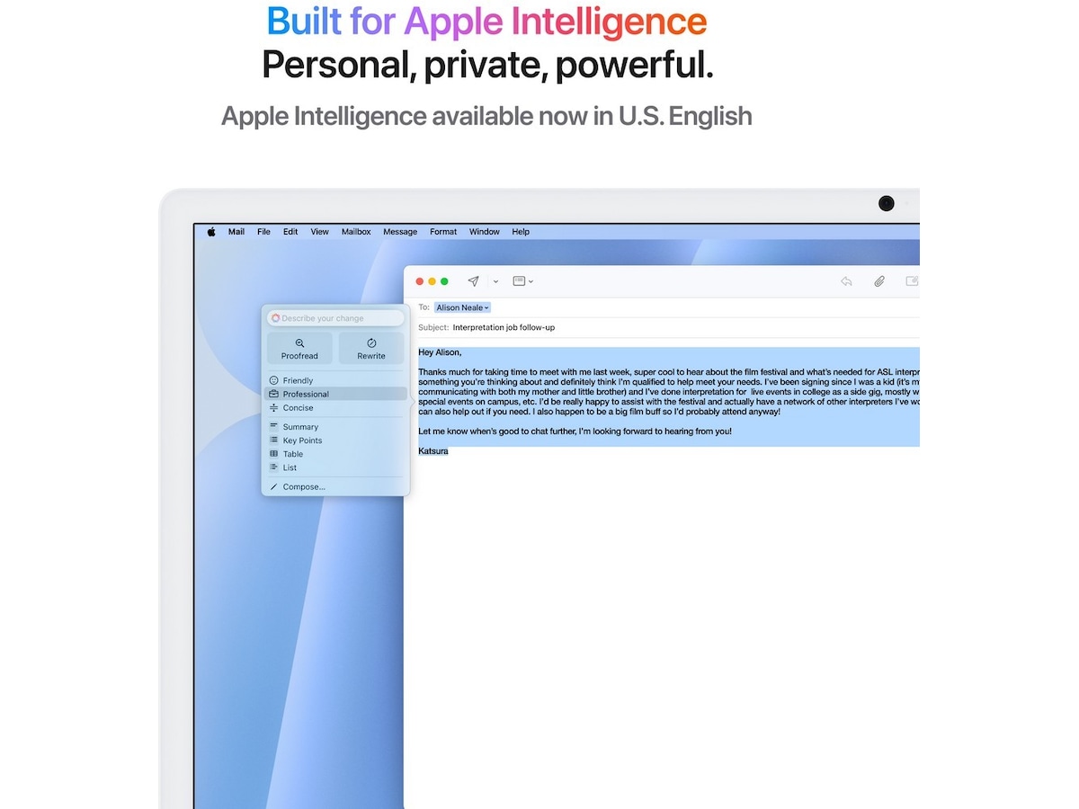 iMac 24 4.5K (2024) 512GB (blå) Stasjonær PC