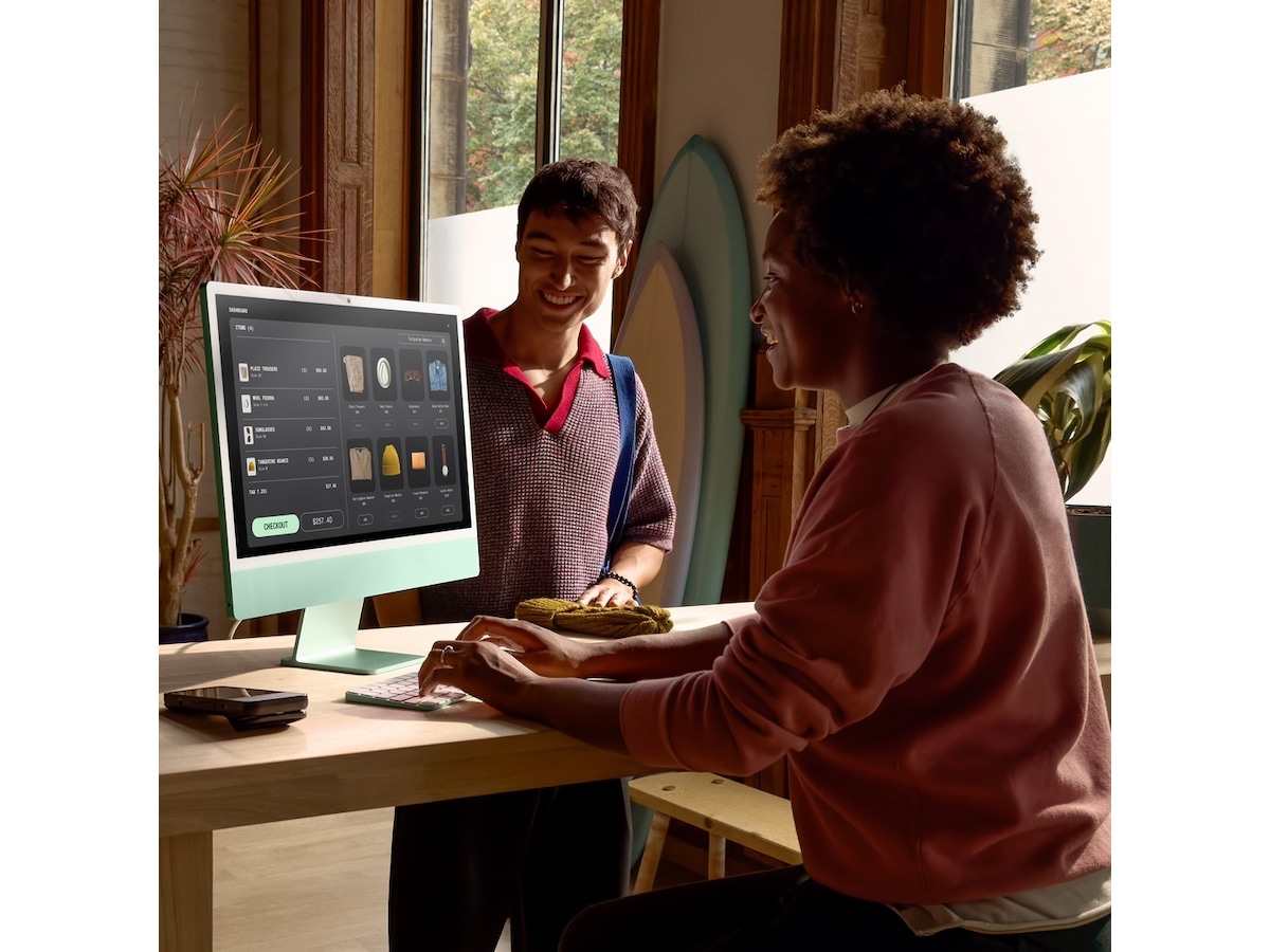 iMac 24 4.5K (2024) 512GB (blå) Stasjonær PC