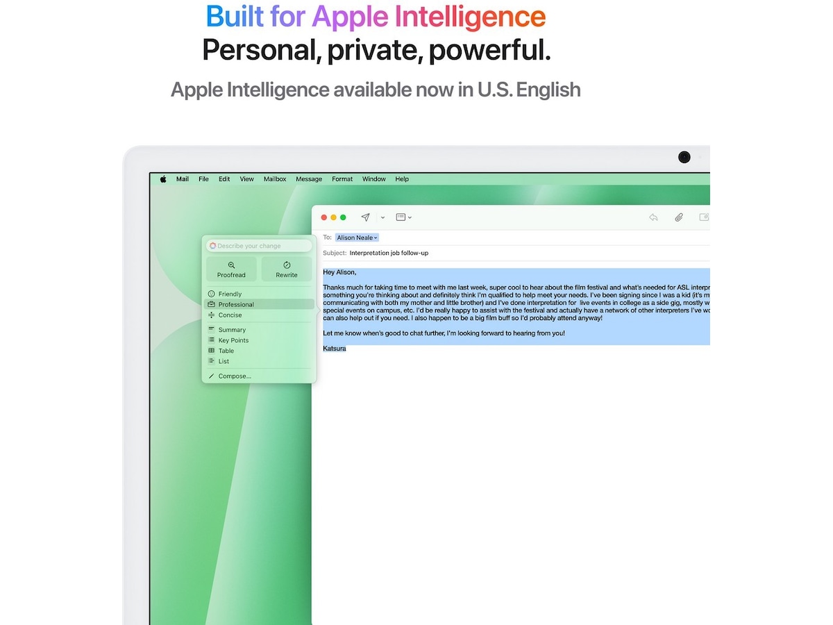 iMac 24 4.5K (2024) 256GB (grønn) Stasjonær PC