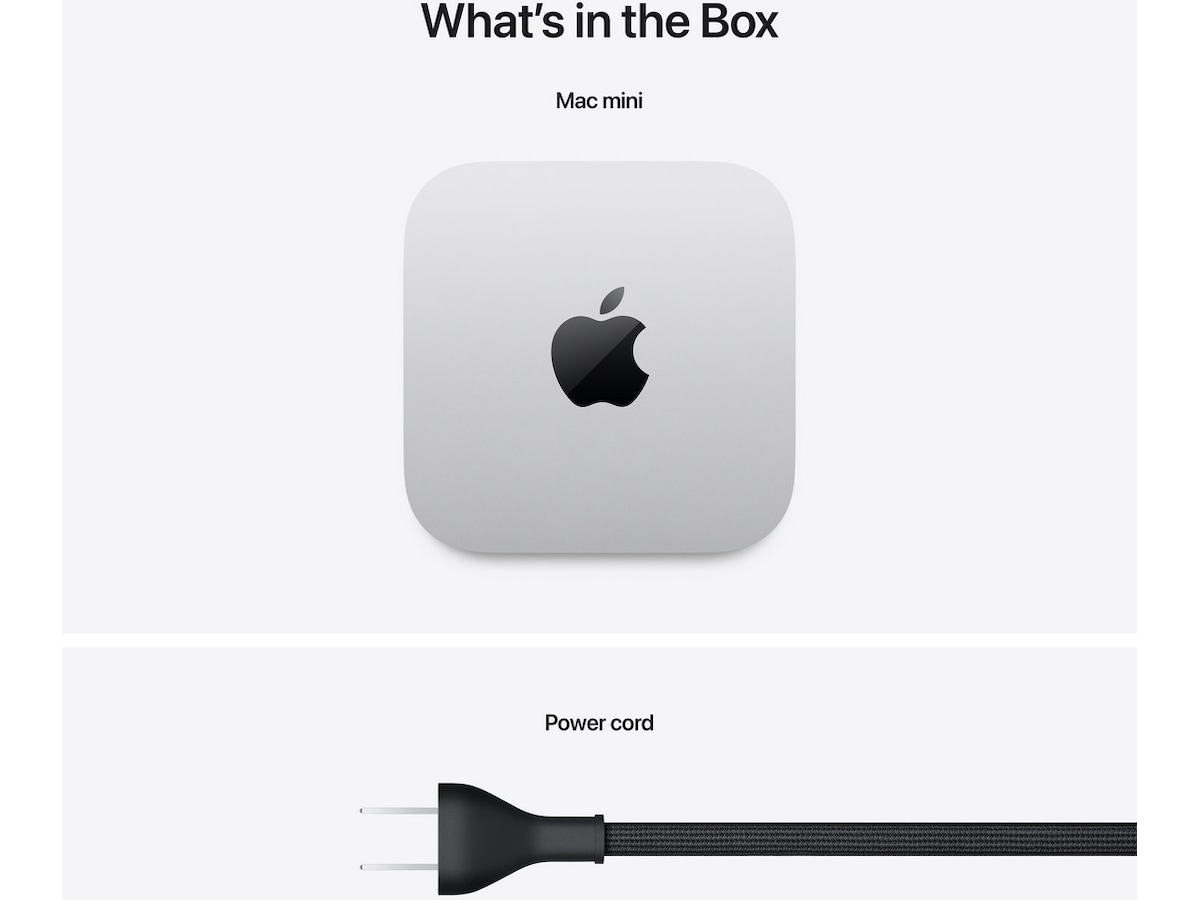 Mac Mini M4 (2024) 512GB Stasjonær PC