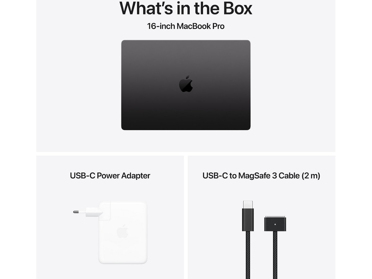 Macbook Pro 16 M4 Max (2024) 1TB (stellarsvart) PC - Bærbar / laptop