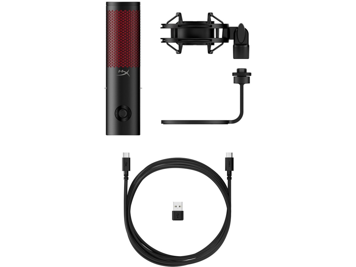 HyperX QuadCast 2 USB Mikrofon (sort) -B-Grade Demo annet i datautstyr