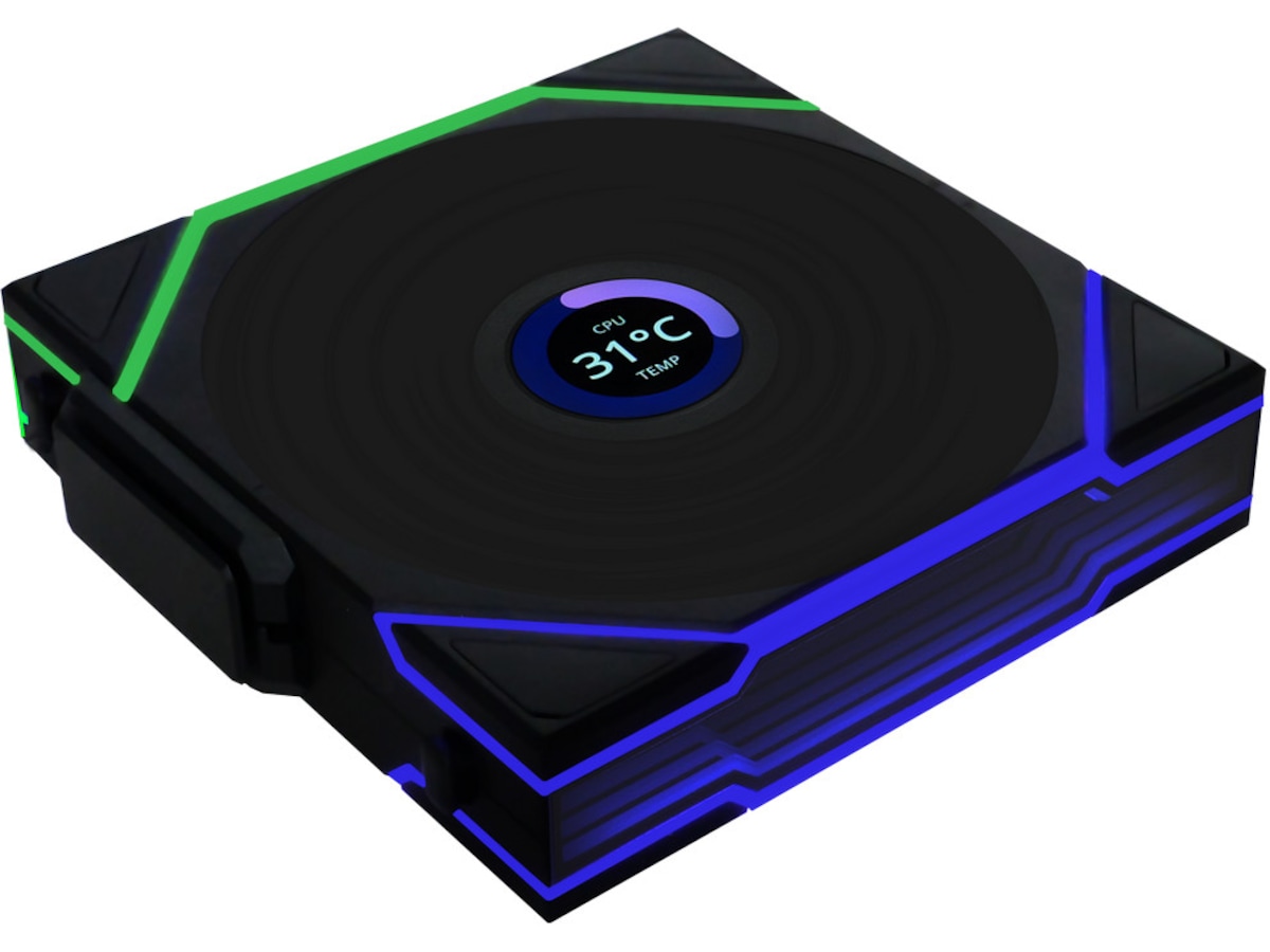 Lian Li UNI FAN TL Wireless LCD (sort) Vifter