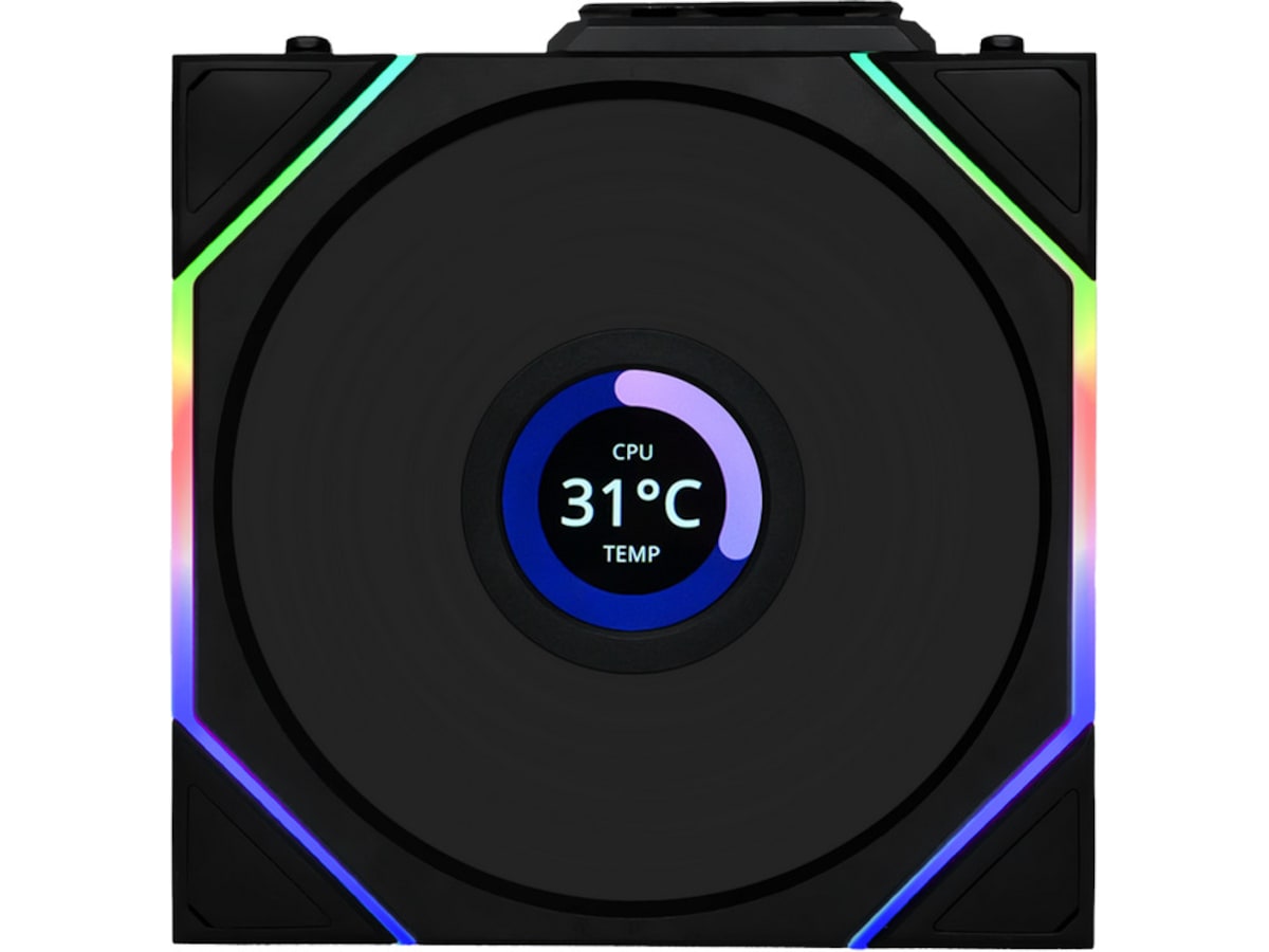 Lian Li UNI FAN TL Wireless LCD (sort) Vifter