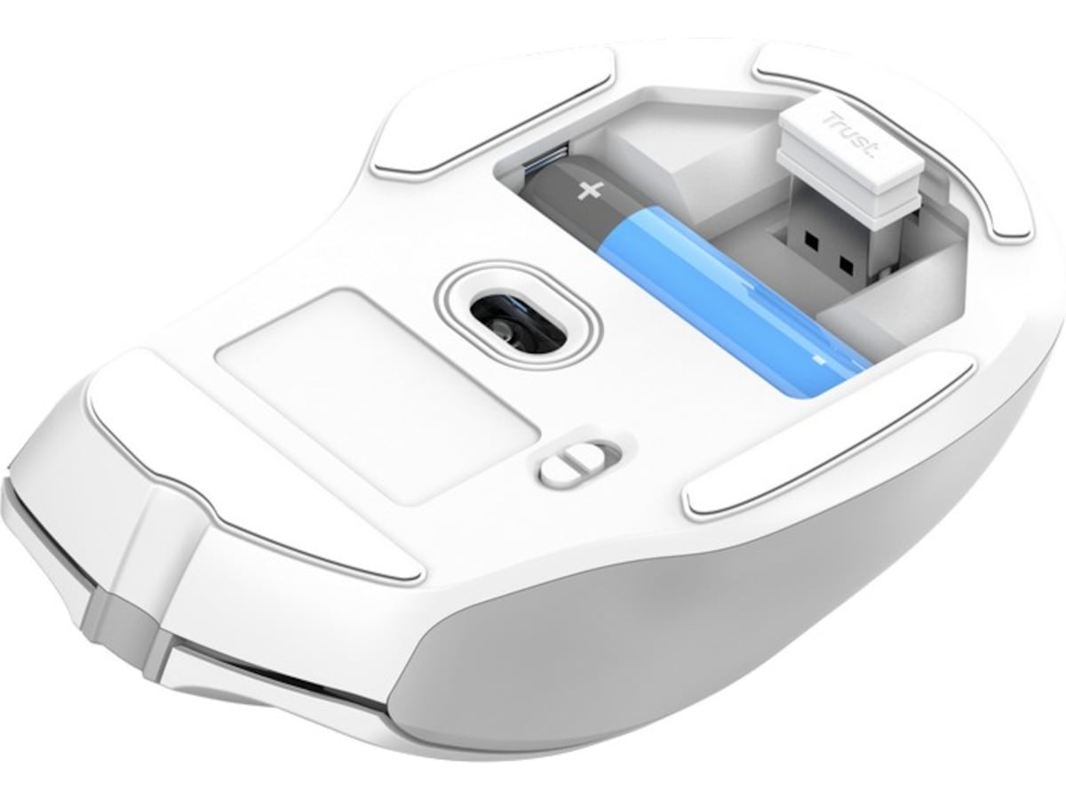 Trust Nito Silent trådløs mus (hvit) Mus