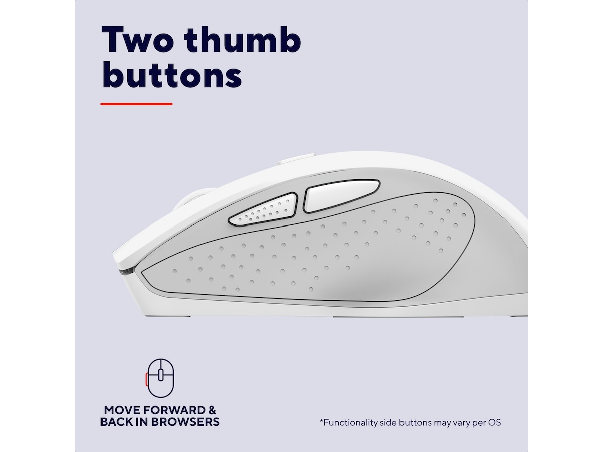 Trust Nito Silent trådløs mus (hvit) Mus