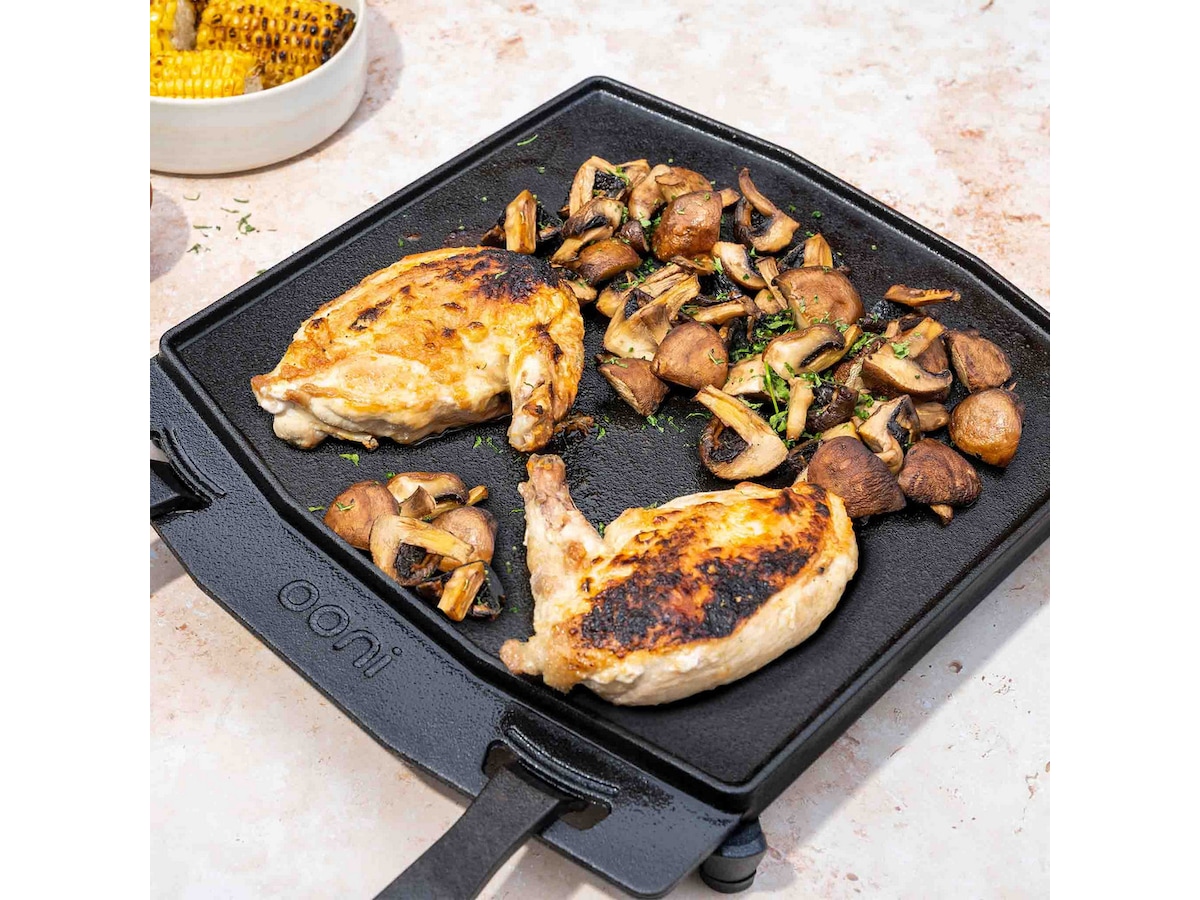 Ooni dobbeltsidig grillplate Tilbehør til pizzaovner