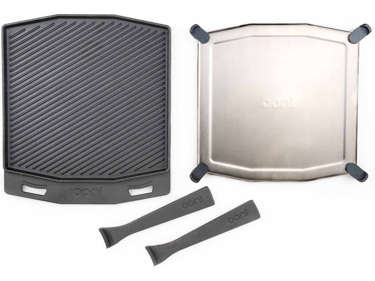 Ooni dobbeltsidig grillplate Tilbehør til pizzaovner
