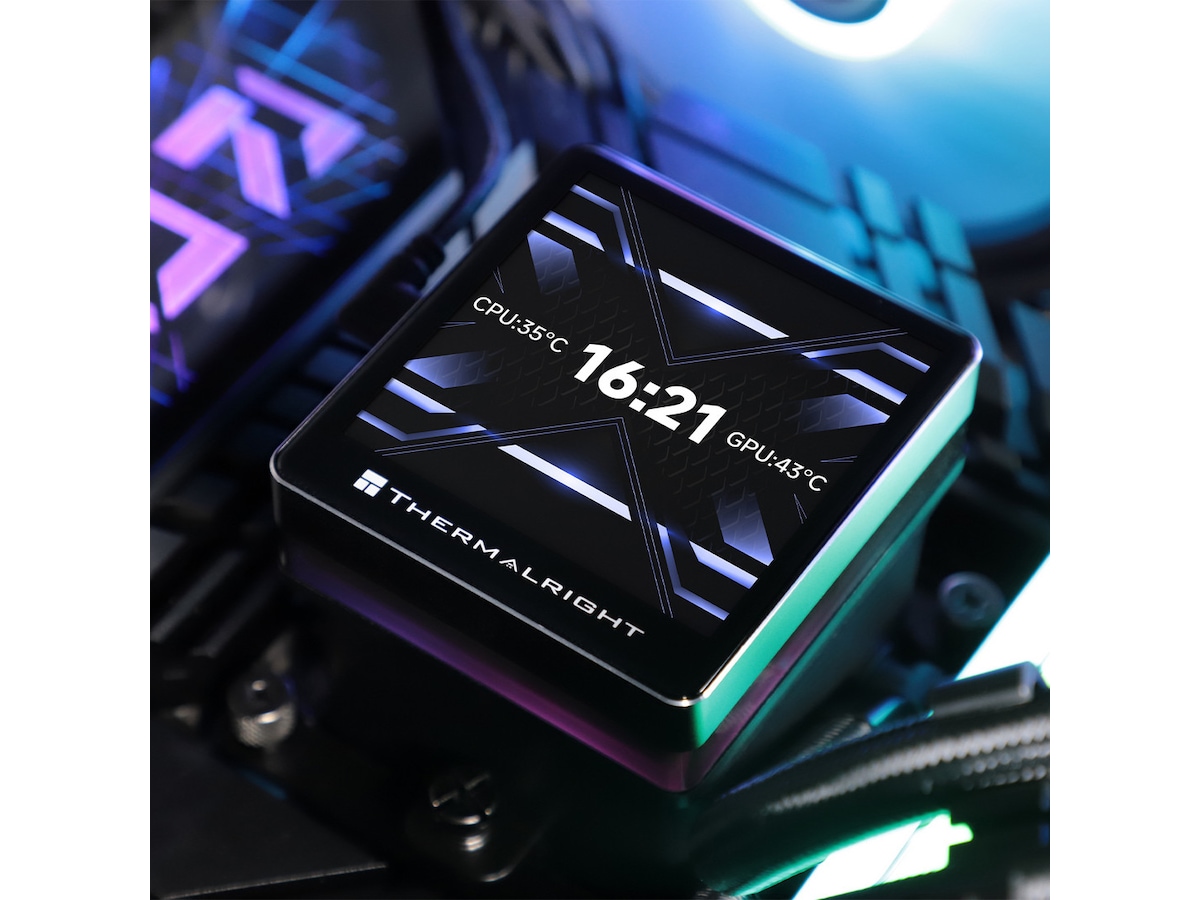 Thermalright Grand Vision 360 Argb CPU Kjøler (sort) CPU - Vannkjøling