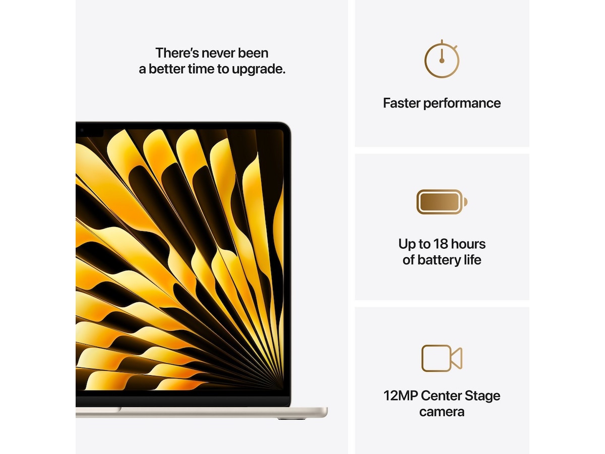 MacBook Air 15" M4 (2025) 512GB (stjerneskinn) PC - Bærbar / laptop