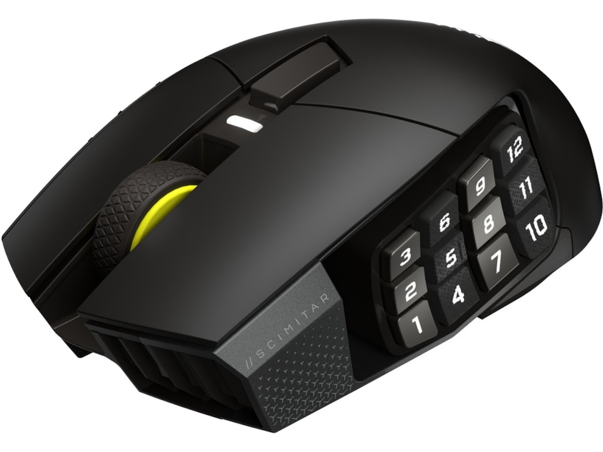 Corsair Scimitar Elite trådløs gamingmus (gun metal) Gamingmus
