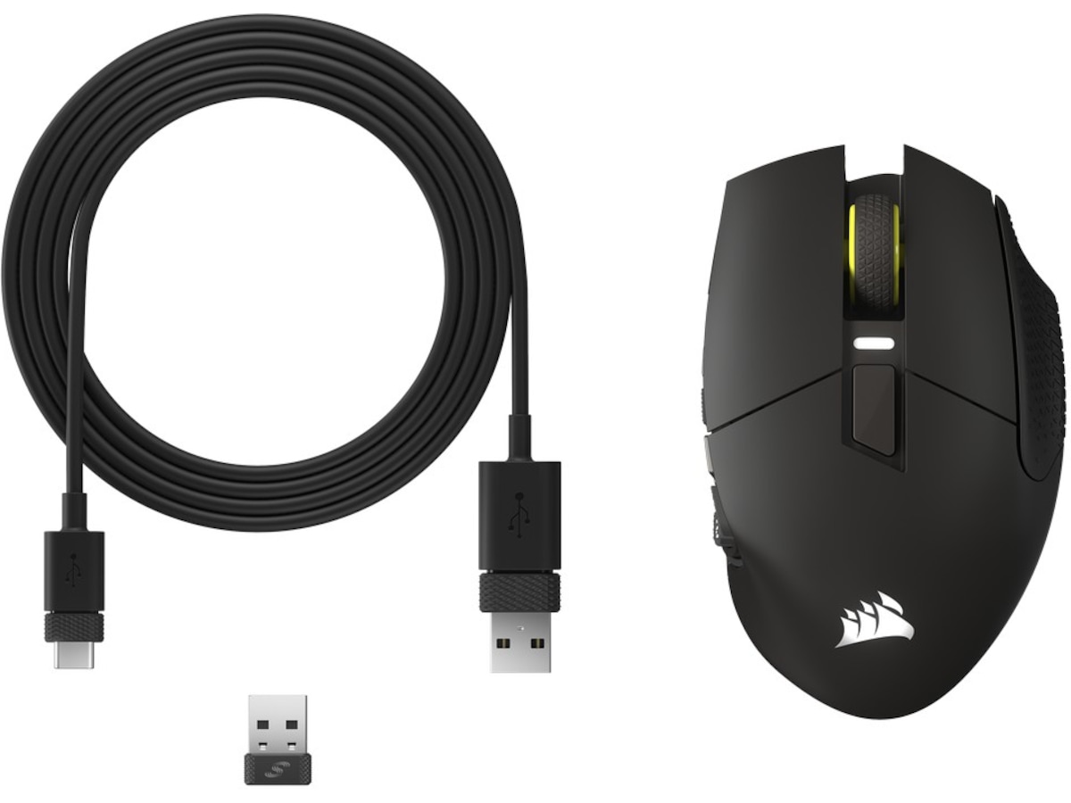 Corsair Scimitar Elite trådløs gamingmus (gun metal) Gamingmus