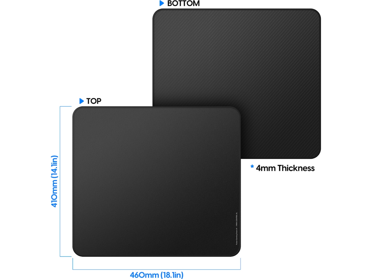 Pulsar Paracontrol XL Musematte (sort) Gamingmusematte