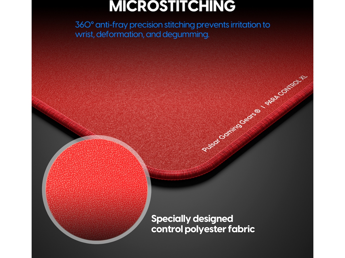 Pulsar Paracontrol XL Musematte (rød) Gamingmusematte
