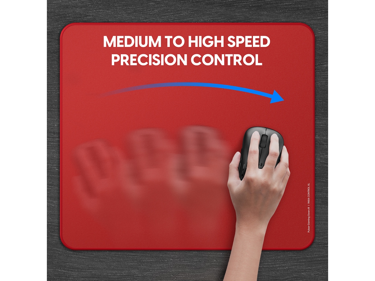 Pulsar Paracontrol XL Musematte (rød) Gamingmusematte