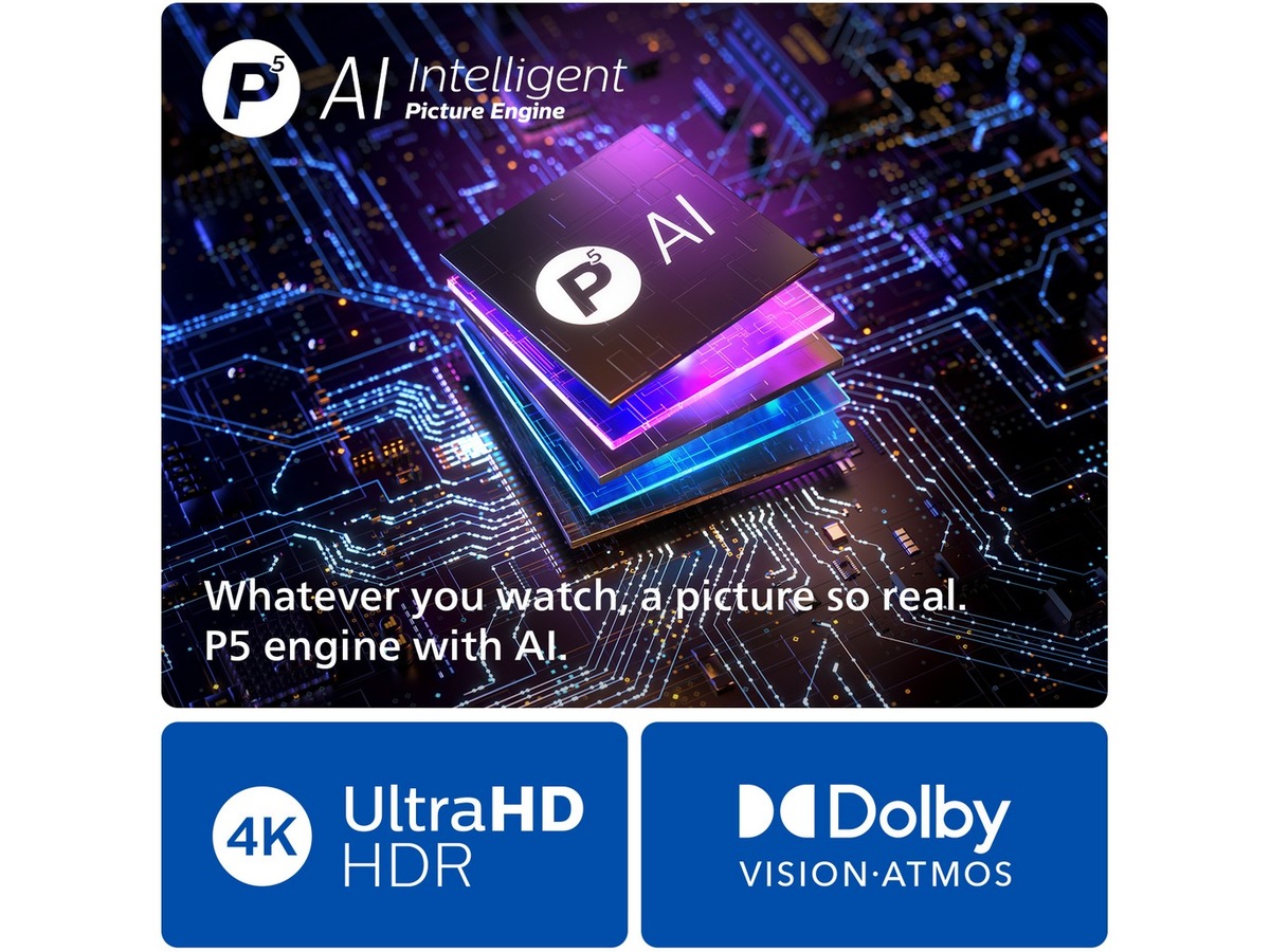 Philips 77" 4K UHD OLED+ Smart TV Ambilight 77OLED909 -B-Grade Demo TV/projektor