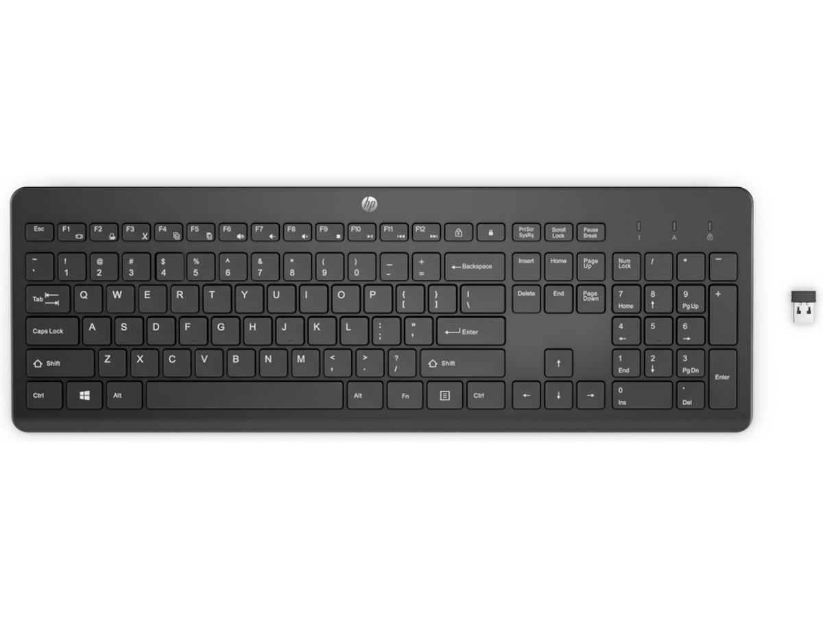 HP 230 trådløst tastatur (sort) Tastatur