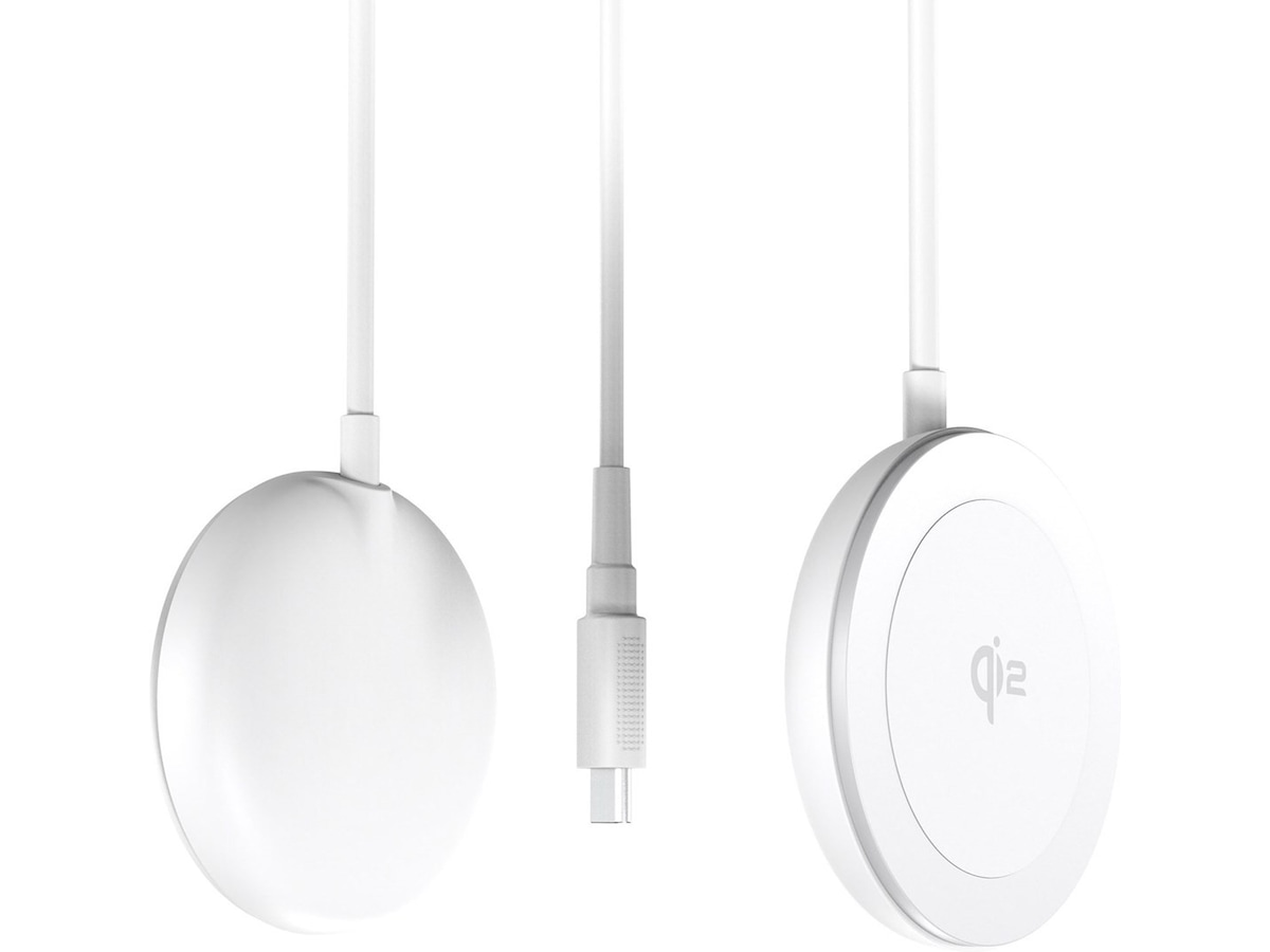 Andersson Qi2 15W Trådløs lader (hvit) Trådløs lader