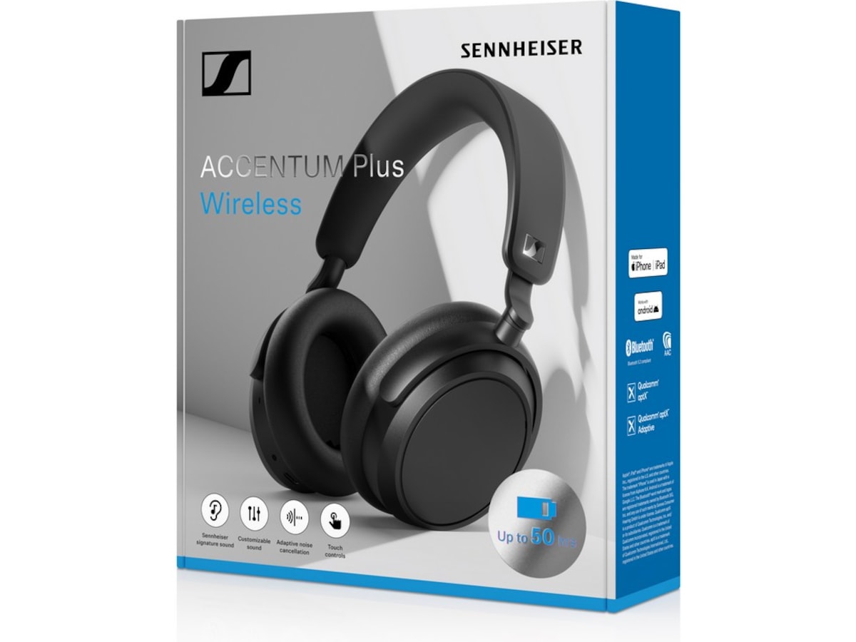 Sennheiser ACCENTUM Plus trådløse hodetelefoner, Over-Ear (sort) Hodetelefoner