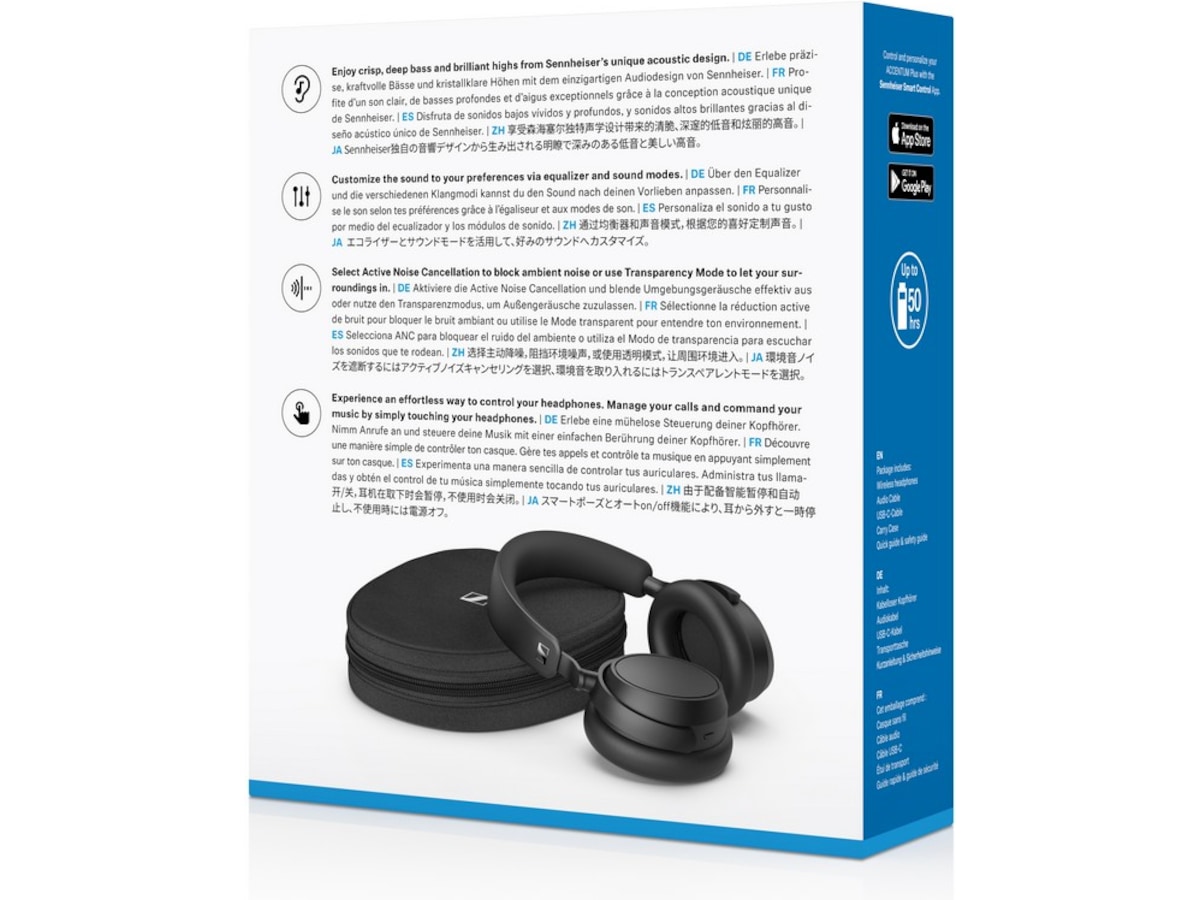 Sennheiser ACCENTUM Plus trådløse hodetelefoner, Over-Ear (sort) Hodetelefoner