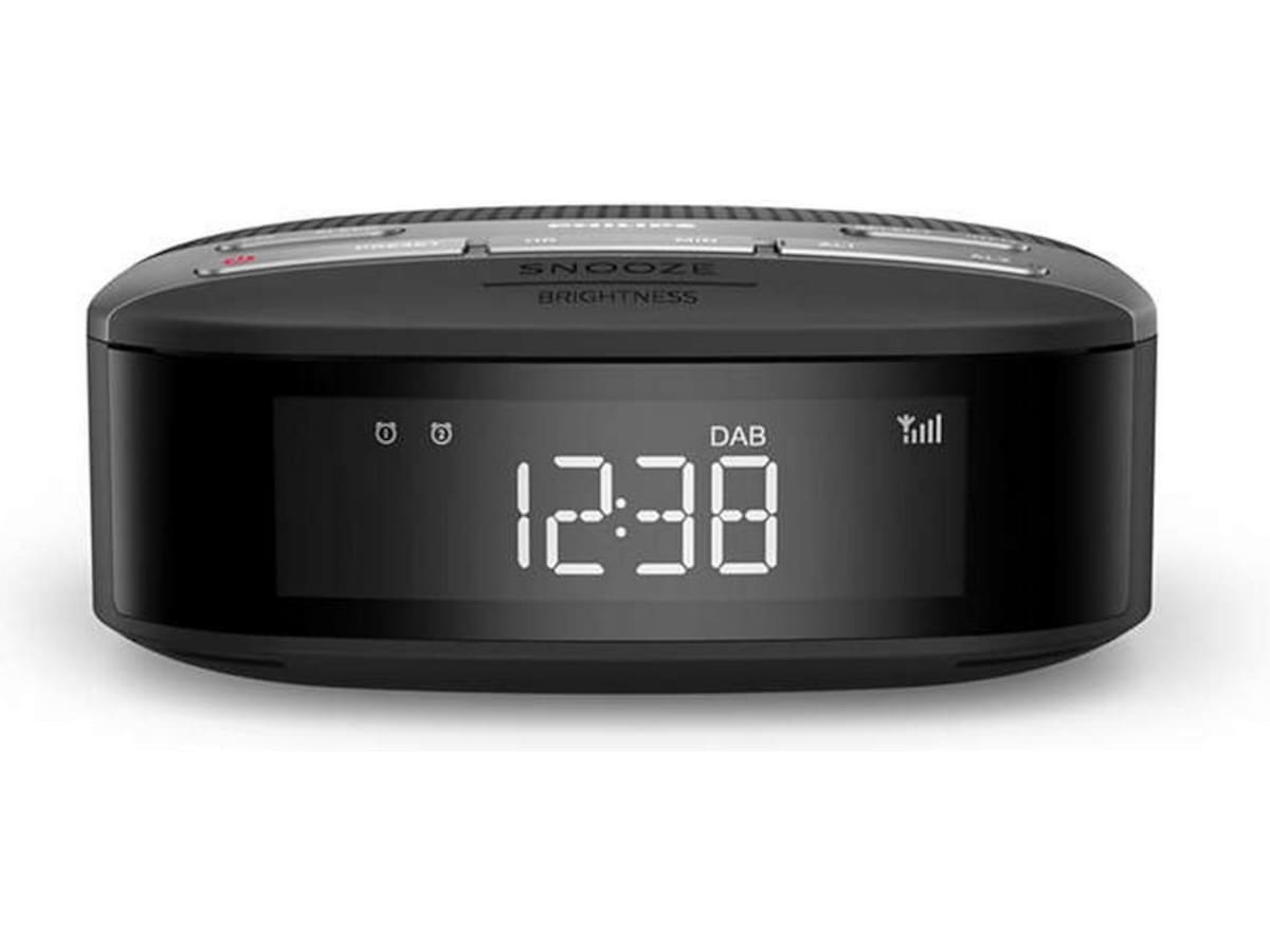 Philips Klokkeradio TAR3505/12 (sort) Radio & musikkspillere