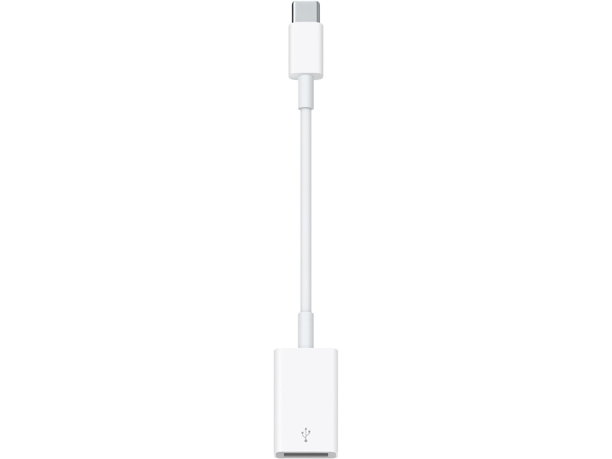 Apple USB-C til USB-A adapter (hvit) Kabeladaptere & overganger