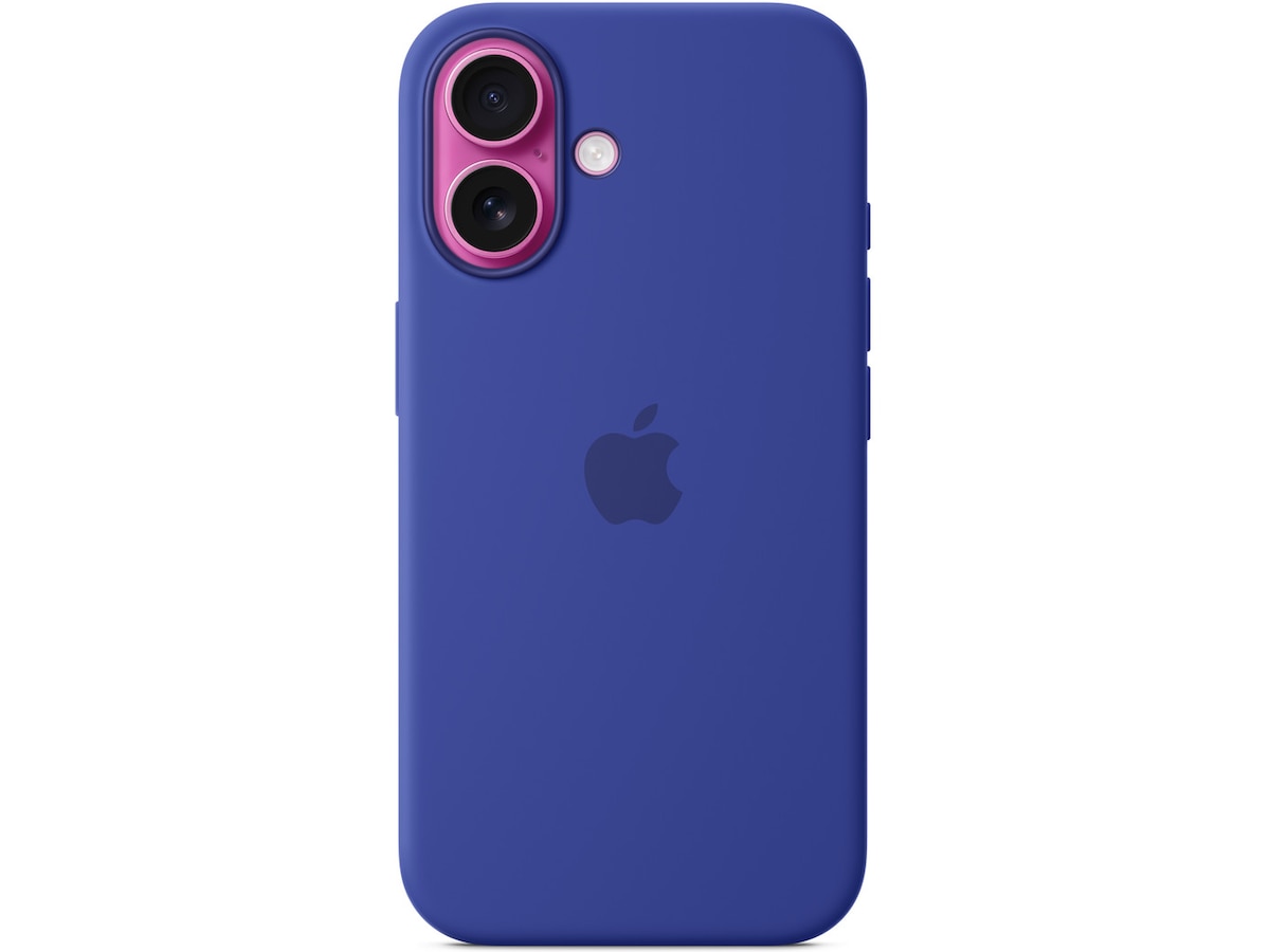 Apple iPhone 16 Silikondeksel (ultramarin) Deksel til mobiltelefon