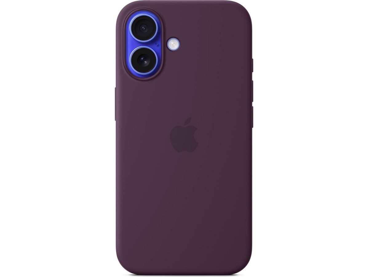 Apple iPhone 16 Silikondeksel (plomme) Deksel til mobiltelefon