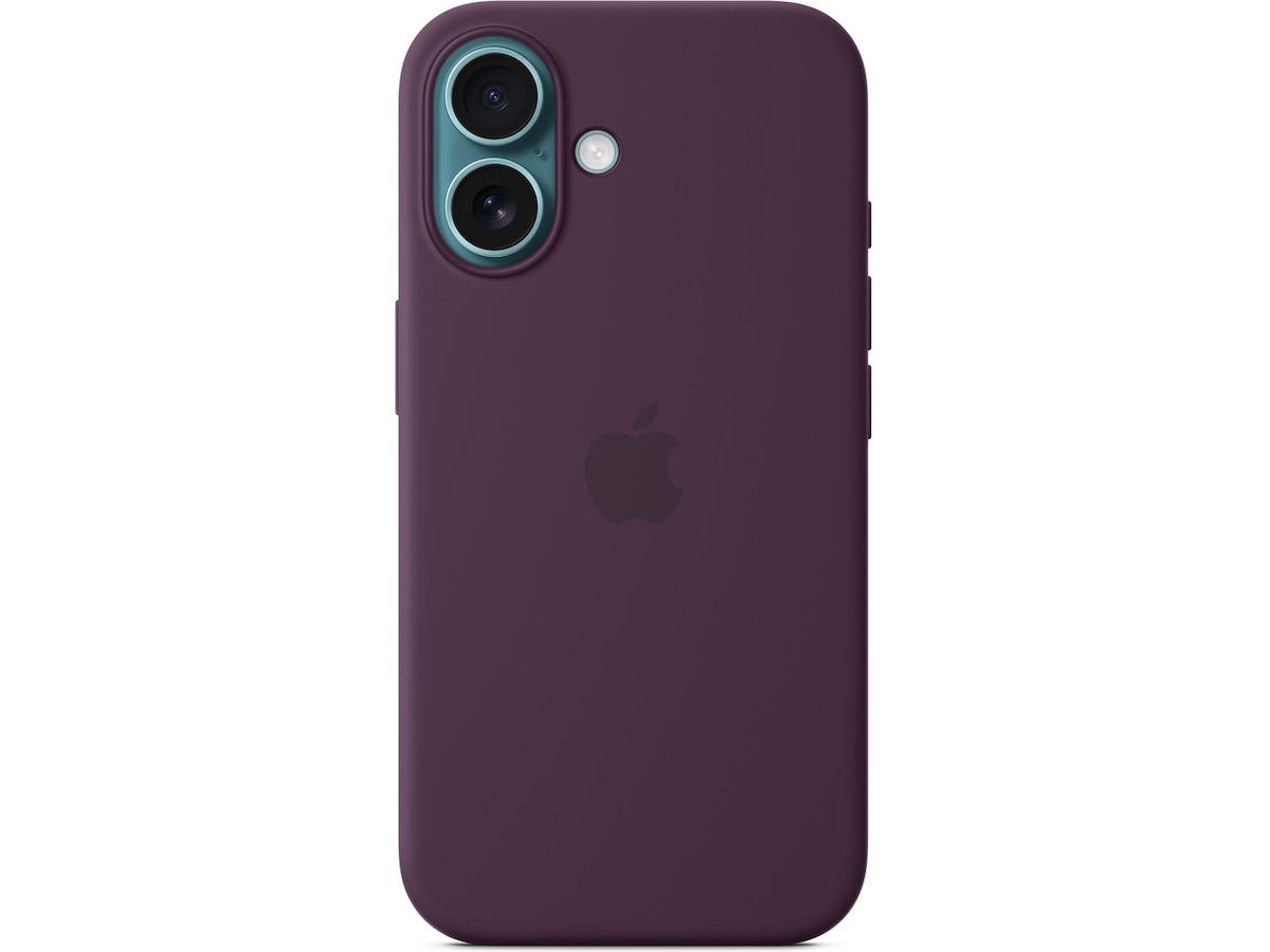 Apple iPhone 16 Silikondeksel (plomme) Deksel til mobiltelefon