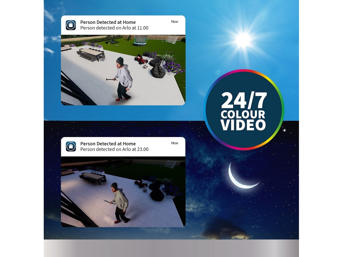 Arlo Pro 3 Floodlight Overvåkningskamera Overvåkningskameraer