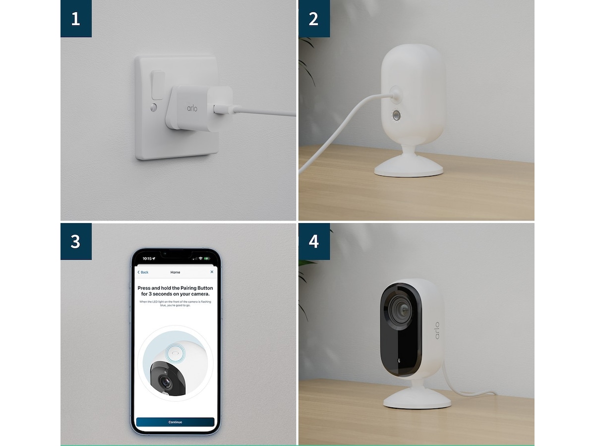 Arlo Essential 2 2K Indoor Video Doorbell 2pk -B-Grade Demo hjem & fritid