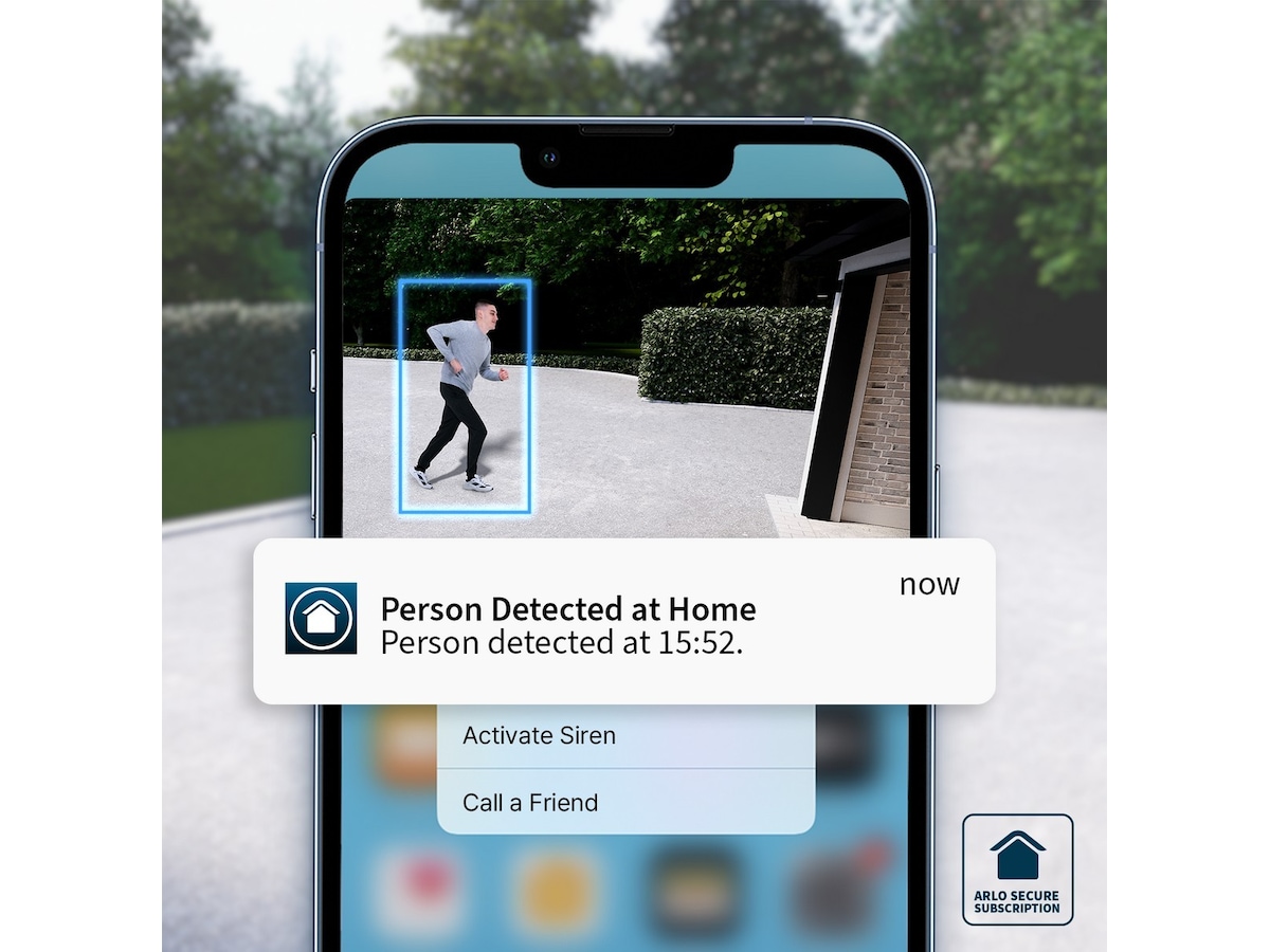 Arlo Essential 2 2K Video Doorbell Ringeklokker