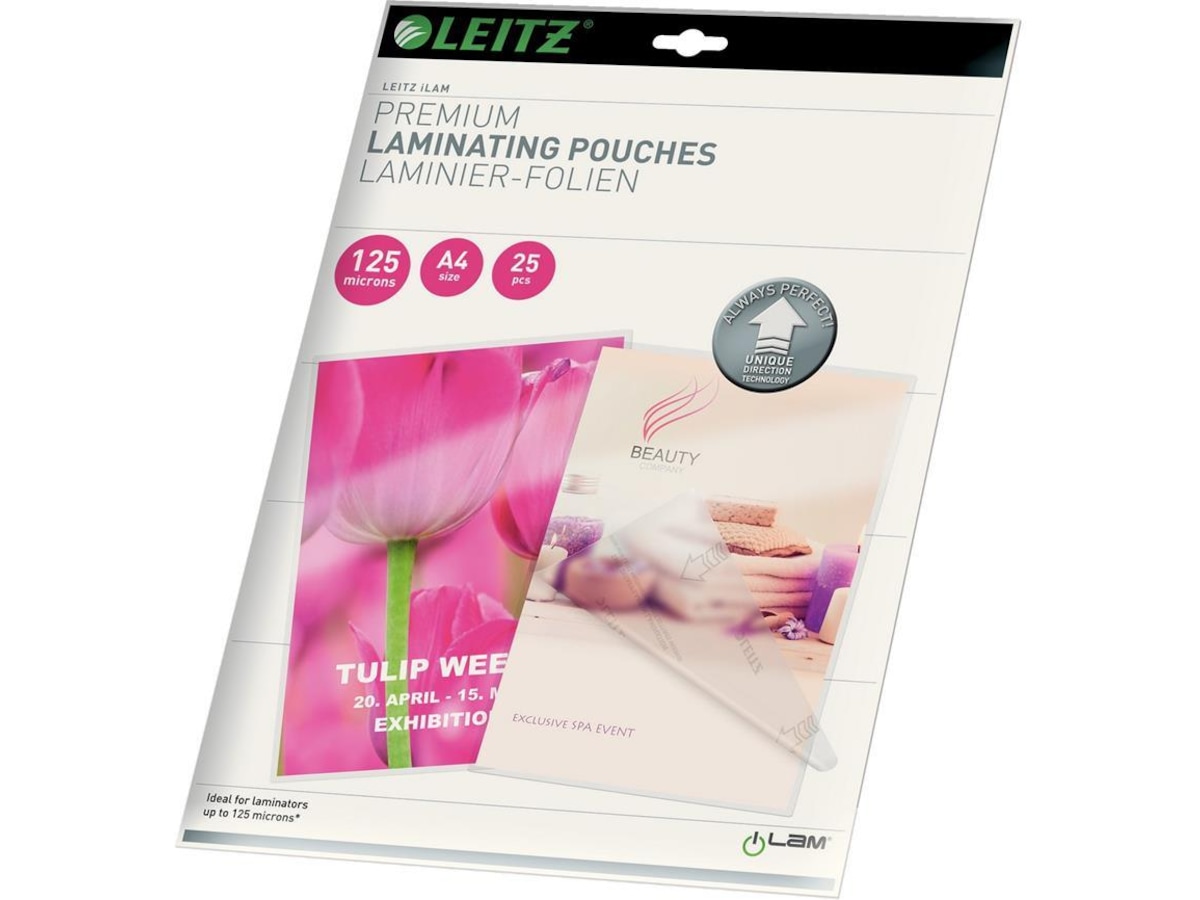 Leitz lamineringslomme UDT A4 125my Lamineringsmaskiner