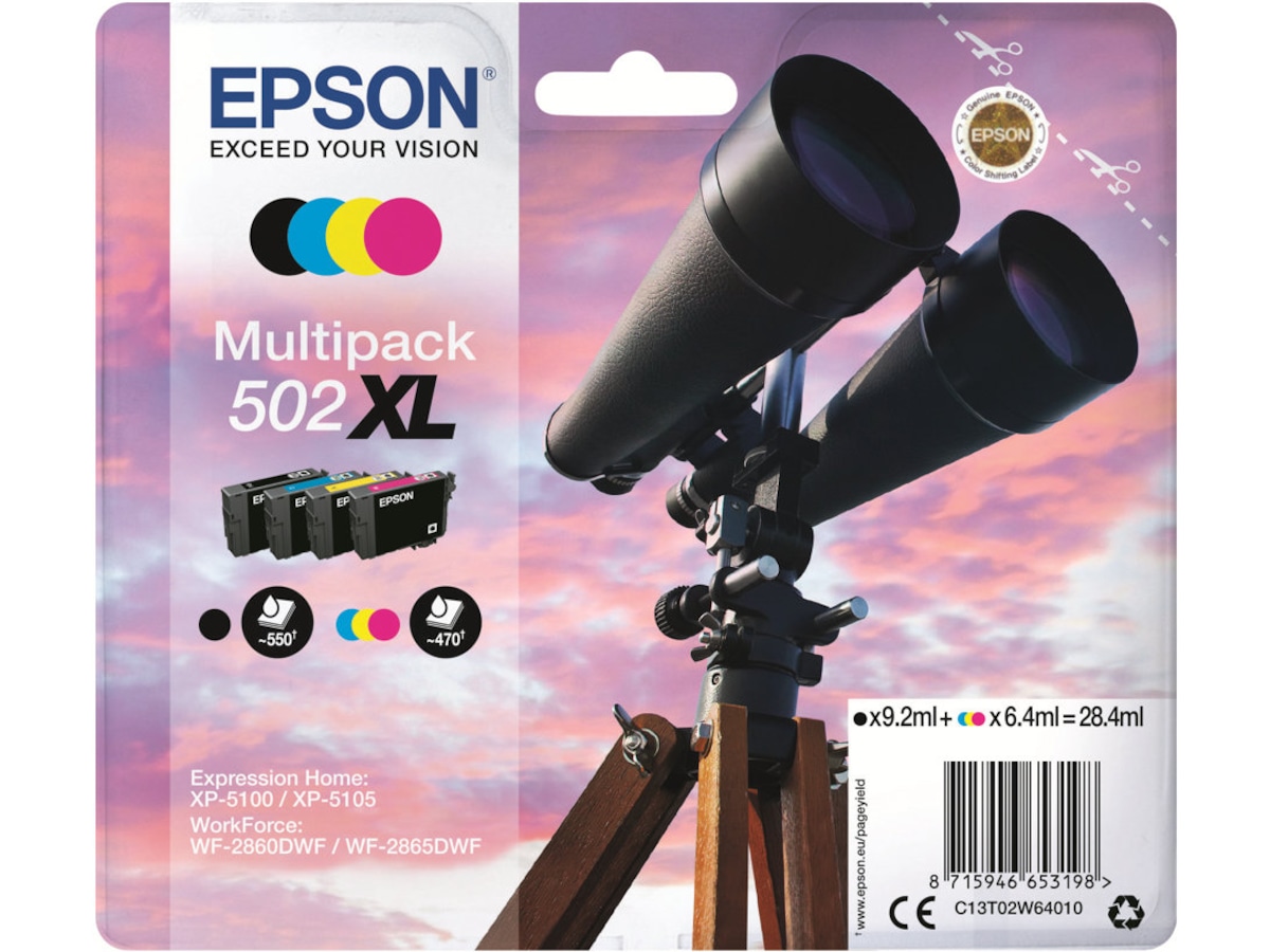 Epson Blekk 502XL Multipack Blekkpatroner