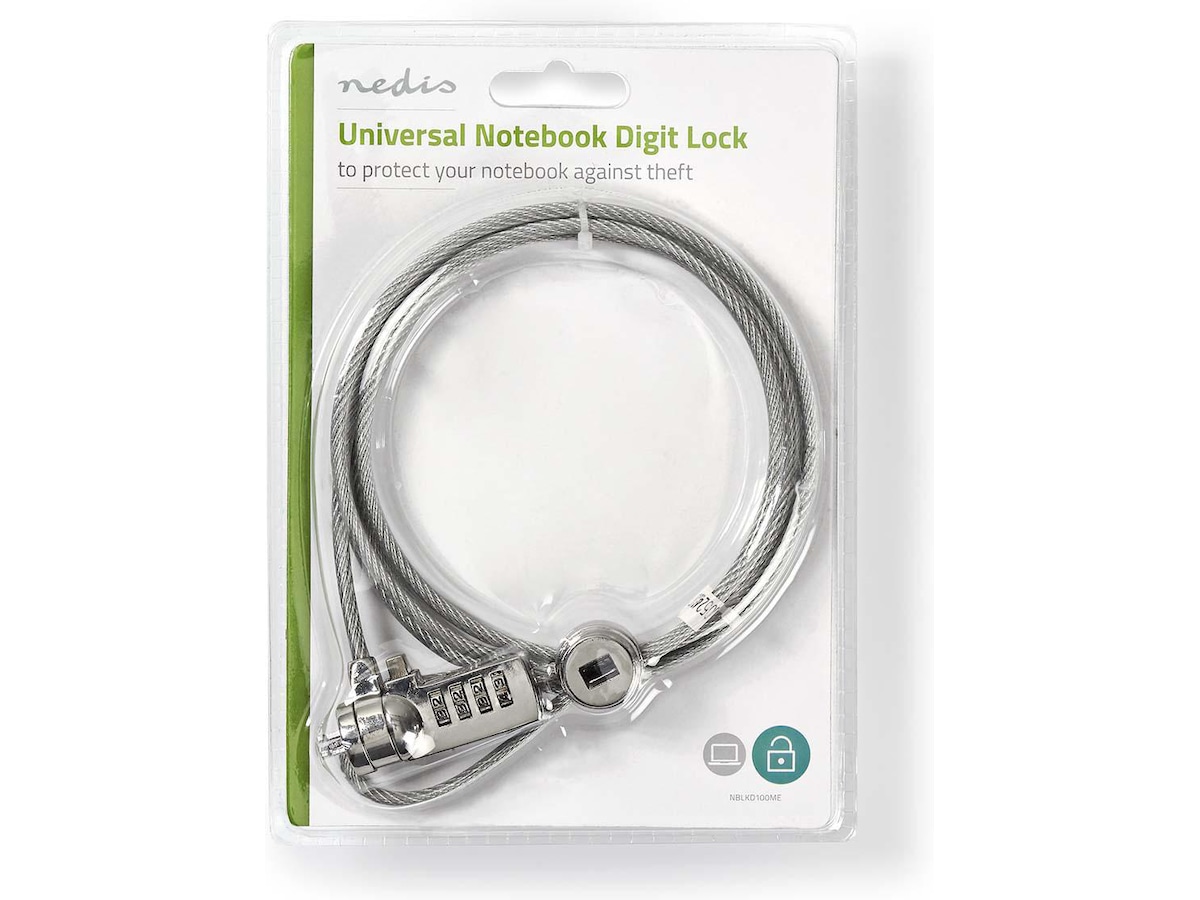 Nedis Kodelås for bærbar PC Laptopstand
