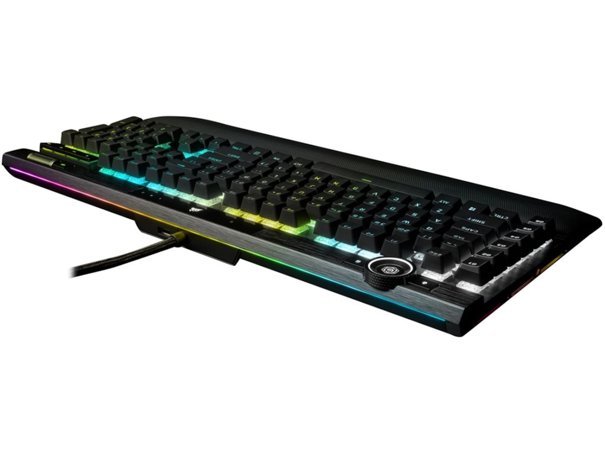 Corsair K100 RGB Optisk-mekanisk gamingtastatur (mørkegrå) Gamingtastatur