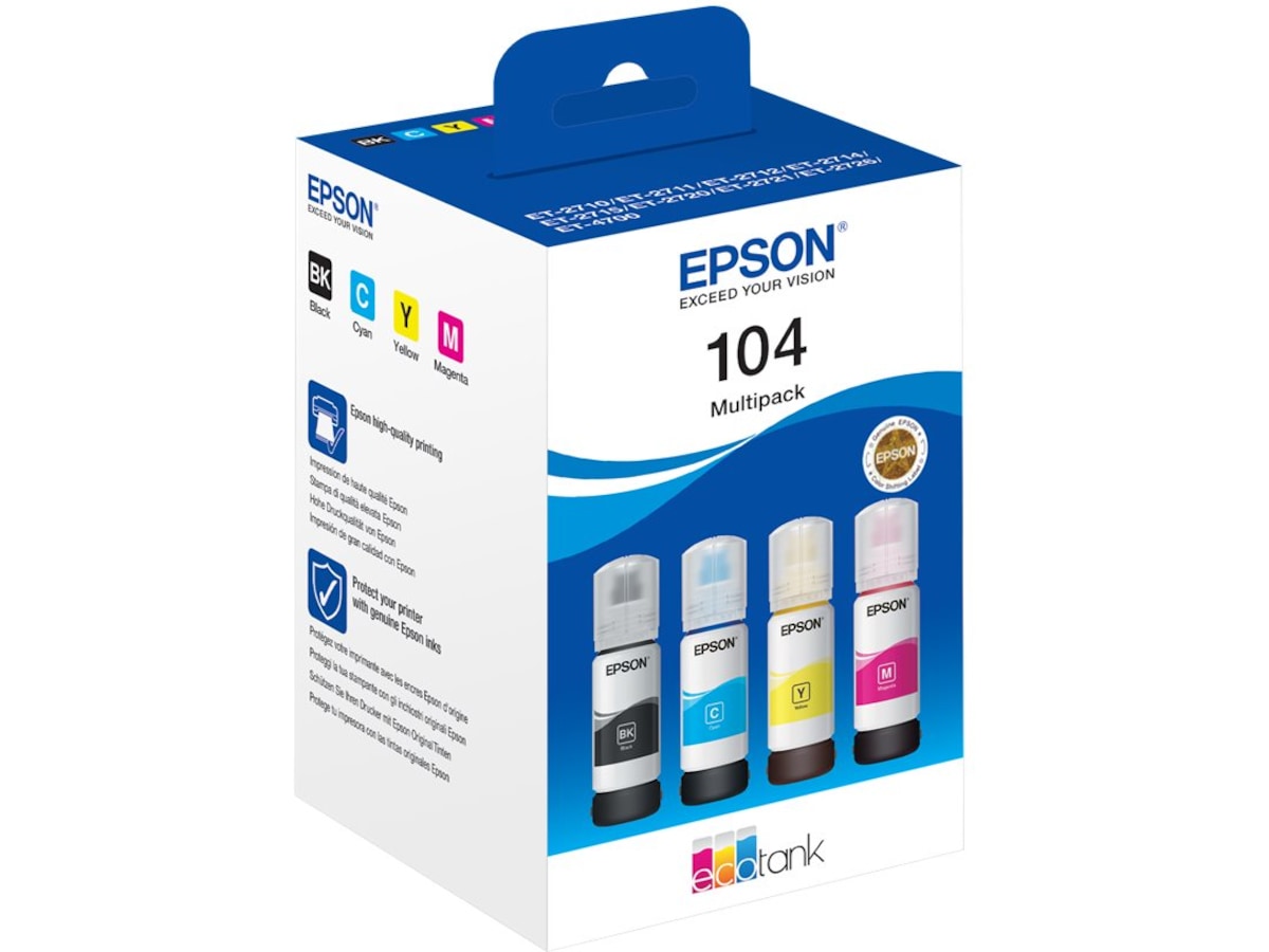 Epson Blekk 104 EcoTank Multipack Blekkpatroner