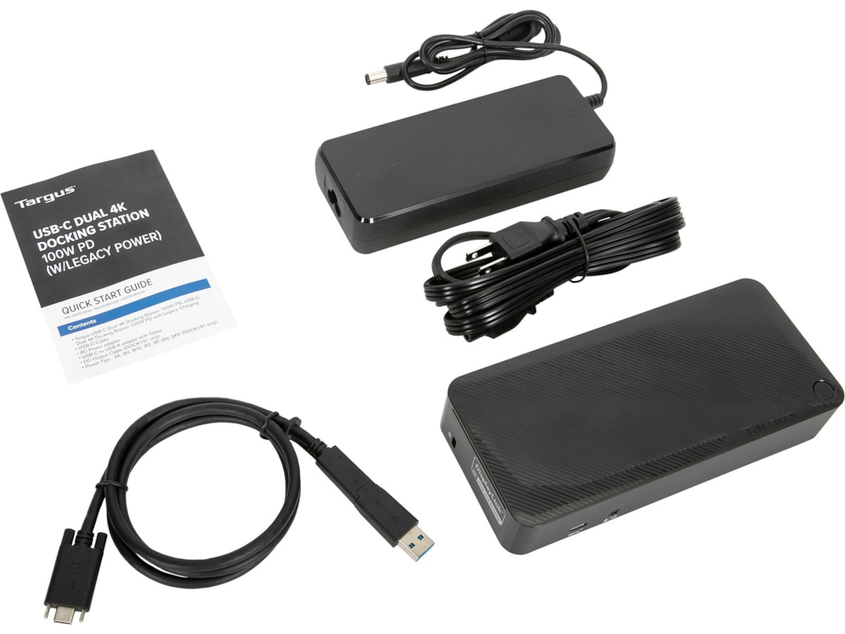 Targus Universal Dual 4K Docking Dockingstasjon & USB-HUB