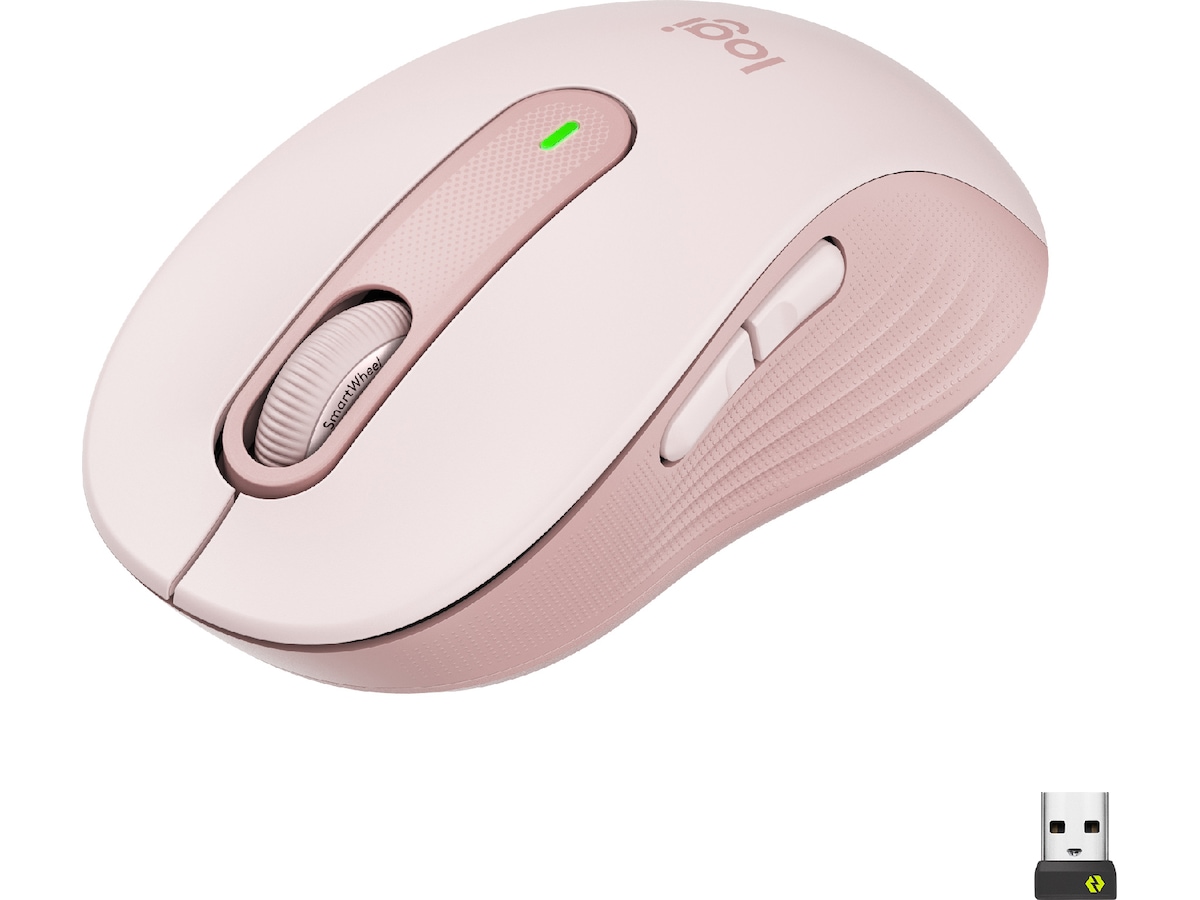Logitech Signature M650 Medium trådløs mus Rosa