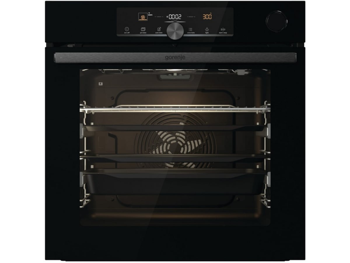 Gorenje BPSA6747A08BGWI Innebygd pyrolyseovn (sort) Stekeovn